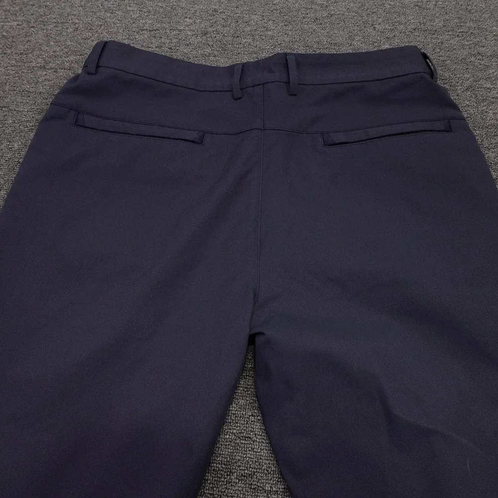 Jack Archer Pants Mens 34x34 Deep Blue Microfiber Chino Straight Leg Casual